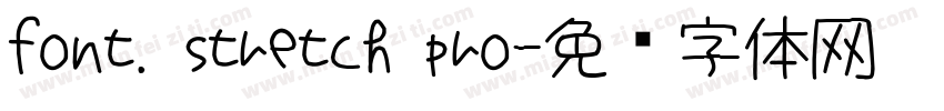 font. stretch pro字体转换